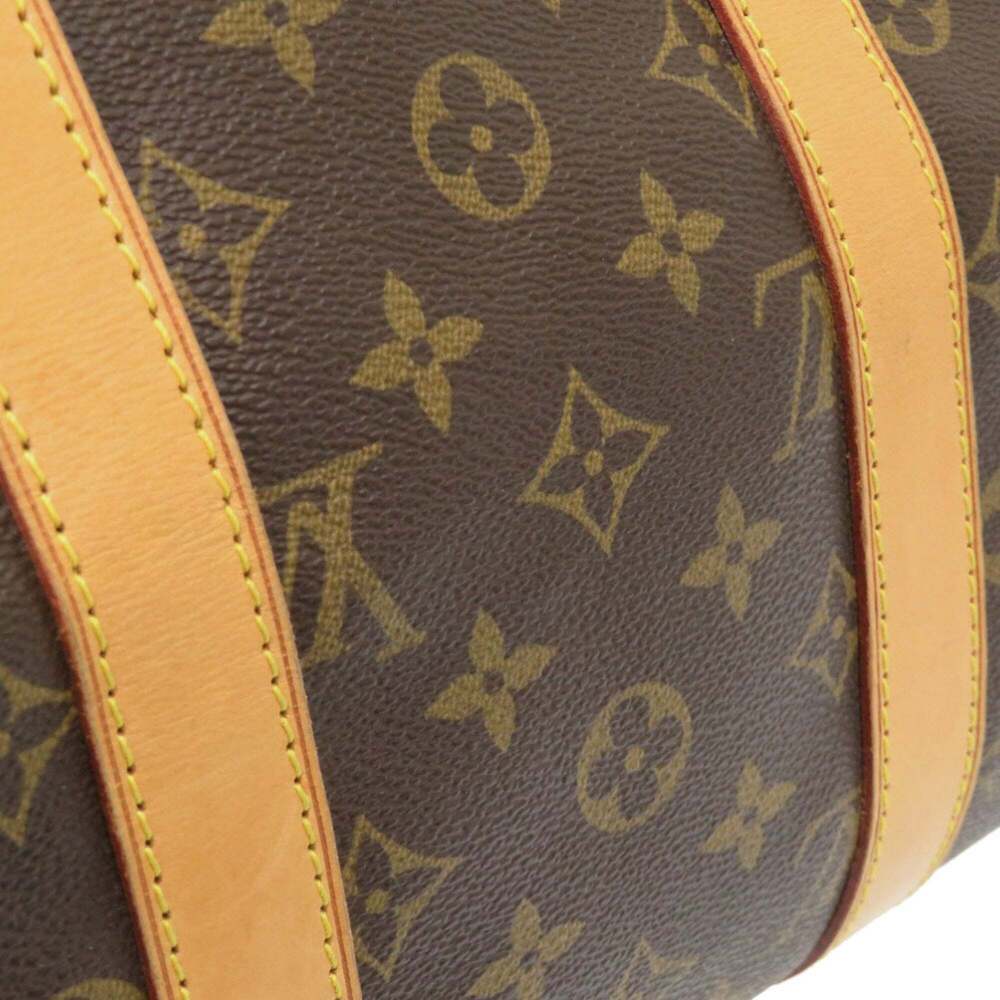 LOUIS VUITTON Authentic Brown Monogram Keepall 45 Boston Bag - Picture 9 of 10